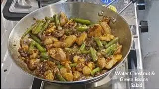 Singhada &Green Beans Healthy Chaat | सिंघाड़ा रेसिपी |सर्दियों की हेल्दी चाट |Water Chestnut Recipe