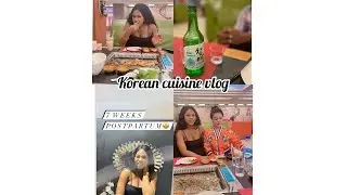 Lagos mom vlog v20..Trying out korean cuisine for the first time.. 7 weeks postpartum date night 🤩