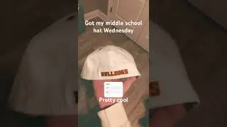 New middle school ball hat #baseball #hat #middleschool #iota #bulldogs #cool #fyp #viral