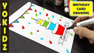BIRTHDAY CARD DRAWING EASY