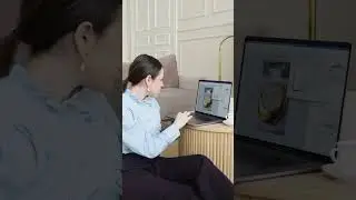 Laptop Magic: Witnessing a Designer's Creative Process