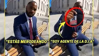 Oficial novato intenta arrestar a agente negro de la DIA &mdash; error monumental