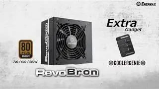 ENERMAX RevoBron Series, Silent Cooling and Self-Cleaning Bronze Certified Power Supply