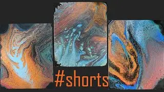 Fluid Art Techniques for beginners/ Arteza Acrylics/ #shorts
