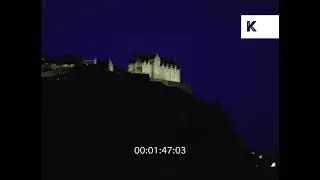 1970s Edinburgh Castle at Night, HD from 35mm | Kinolibrary