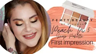 FIRST IMPRESSION - provo la FENTY Snap Palette Peach (Numero 5) con voi