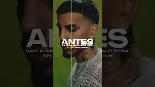 ANTES | RAUW ALEJANDRO TYPE BEAT | AFRO CHILL TROPICAL INSTRUMENTAL
