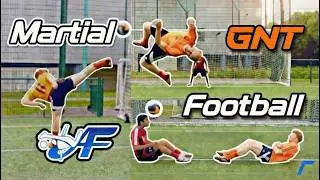 Martial Arts Football ⚽ Freestyle, Taekwondo Kicks and Flips!