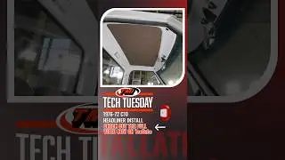 TMI&rsquo;s Tech Tuesday | 1976-72 C10 Headliner Install #tmiproducts #custominteriors #chevy #c10