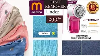 CHEAPEST LINT REMOVER FROM MEESHO | UNBOXING & REVIEW | UNBOXINGWORLD