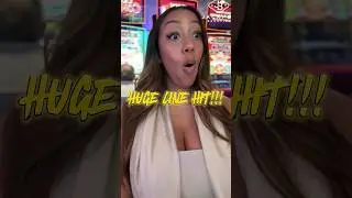 HUGE Line Hit! On A $56 Spin. Has Me Dancing 💃 #jackpotwin #massivejackpot #slots