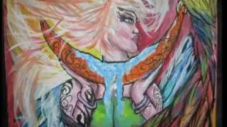 Acrylic Speed Painting traditional Angel
