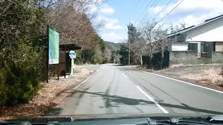 精進湖民宿村をドライブ 4K