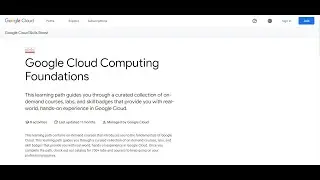 How To Enroll In Google Cloud Computing Foundations || Tutorial To Easily Complete Your Pathway.