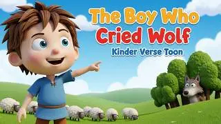 The Boy Who Cried Wolf 🐺| Moral Story for Kids | Honesty Is the Best Policy | English Animated Story
