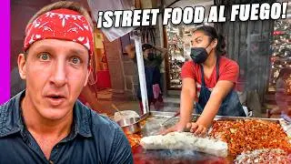&iexcl;La extrema obsesi&oacute;n de M&eacute;xico por el ma&iacute;z! &iexcl;Comida callejera de d&iacute;a a noche en Oaxaca!