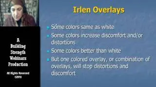 Visual and Sensory Stress: Irlen Syndrome Part 3