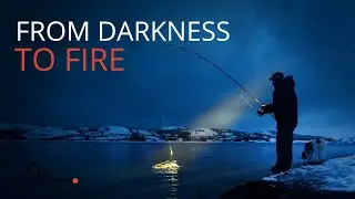 From Darkness to Fire | Winter Shore Fishing in Norway