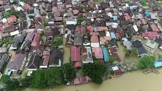 Pantauan Udara Kondisi Banjir Martapura | Sungai Martapura & Sekitarnya