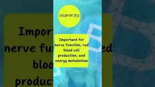 B vitamins | Health benefits of Vitamin B12 #vitaminb12 #bvitamins