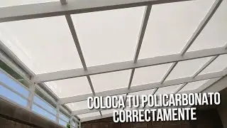 КАК УСТАНОВИТЬ КРОВЛЮ ИЗ ПОЛИКАРБОНАТА БЕЗ СВЕРЛА...