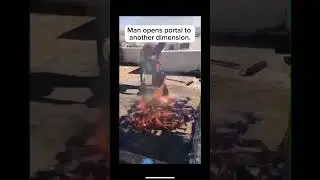 Man Opens Portal to another Dimension! #shorts #viral #shortsvideo