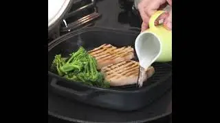 AGA Cast Aluminium Vapor Grill: Delicious Pork Chops