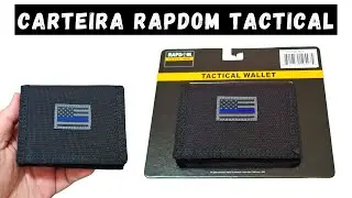 Carteira T&aacute;tica Rapdom Tactical Wallet Preta