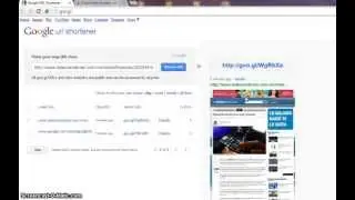 Como acortar una direccion URL