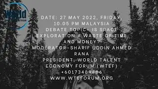 Debate Topic- Is space exploration a waste of time and money?