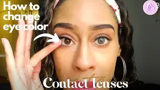 MINTEYE Colored Contact Lenses are.....😱  HONEST Review| Lizette Baldeo