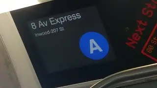 R160 (A)Train Announcements From 80 Street To Rockaway Blvd