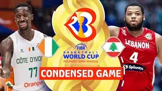 Cote d'Ivoire 🇨🇮 vs Lebanon 🇱🇧 | Full Game Highlights | FIBA Basketball World Cup 2023