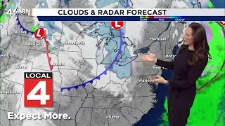 Cool, snowy Groundhog Day in Metro Detroit with more snow on the way