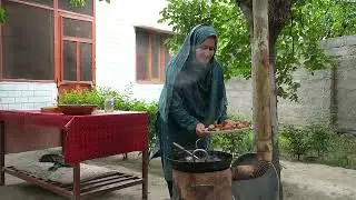 Makhmali chicken Karahi At Home | This Recipe Made Our Mountainous Life Very Amazing Today |