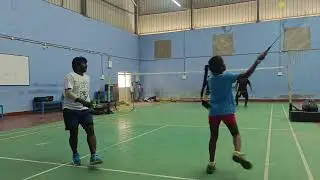 Badminton # Chandu Harish VS Abdulla Hafsa