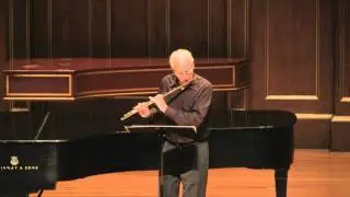 Fenwick Smith plays Feld's Four Pieces for Flute alone (Producer: SiMon)