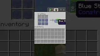 How To Make Blue Stained Glass Panes in Minecraft #Shorts