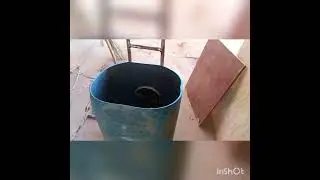 máquina de lavar roupa caseira !