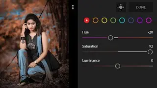 Lightroom Orange And Blue Effect Photo Editing | Lightroom Photo Editing Tutorial