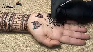 Beginner Friendly Mehndi Design 👌 Step by Step | New Trending Henna class Video 💍 New Viral Henna”
