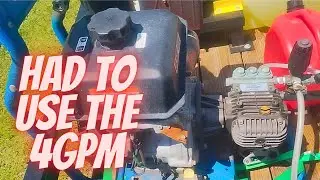 Going Back to 4GPM (Pressure washing with slow water)