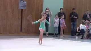 Luzie Riva L. Rhythmische Sportgymnasik Gaumeisterschaften 2018 KLK9 Keule