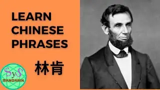 169 Learn Phrases in Chinese From 林肯 Lincoln