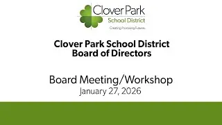 Board Meeting Workshop January 27th 2026