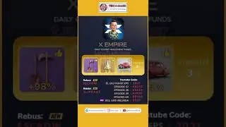 X Empire Daily Combo / X Empire Investment / X Empire Code / #shortsfeed #shorts #youtube #ytshorts