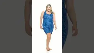 Waterpro Women's Plus Size Diamond Unitard | SwimOutlet.com
