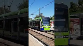 Tramlink Stadler Variobahn - 2559 arriving Dundonald Road Tram Stop on 08/09/21 #shorts