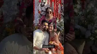 Laiba khan Haldi ceremony in Mayoun with husband Jawad and sister Emaan khan #laibakhan #emaankhan