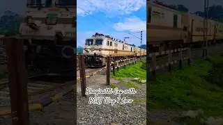 13104 dn. bhagirathi Exp with BGKT 37750। Wap 7 locomotive #indiarailway #travelexplorer #13104